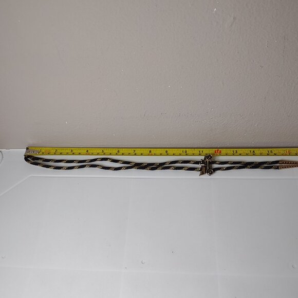 Very Cool Gold Tone And Black Old Fashion Car Bolo Tie - Picture 11 of 11